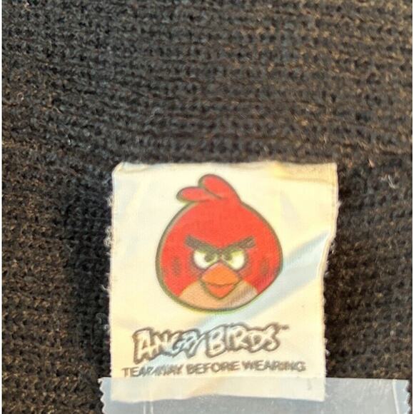 Angry Birds Brand Black Reversible Winter Trapper Hat Taboggan Video Geek - Picture 5 of 6